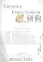 GENERA INSECTORUM  FASCICULE 65-75（ PDF版）