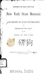 NEW YORK STATE MUSEUM 13TH REPORT OF STATE ENTOMOLOGIST ON INJURIOUS AND OTHER INSECTS OF THE STATE     PDF电子版封面     