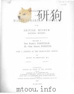 CATALOGUE OF THE MADREPORARIAN CORALS IN THE BRITISH MUSEUM VOLUME 5     PDF电子版封面    HENRY M. BERNARD 
