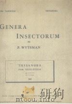 GENERA INSECTORUM DE 216     PDF电子版封面    P.WYTSMAN 