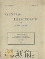 GENERA INSECTORUM DE 218     PDF电子版封面    P.WYTSMAN 