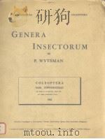 GENERA INSECTORUM DE 215     PDF电子版封面    P.WYTSMAN 