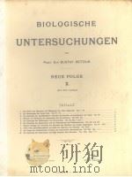 BIOLOGISCHE UNTERSUCHUNGEN NEUE FOLGE 10（ PDF版）