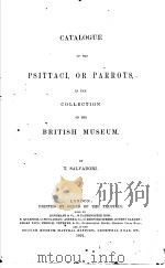 CATALOGUE OF THE BIRDS IN THE BRITISH MUSEUM VOLUME 20     PDF电子版封面    T.SALVADORI 