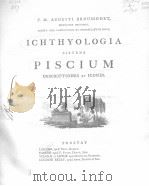 ICHTHYOLOGIA SISTENS PISCIUM DESCRIPTIONES ET ICONES     PDF电子版封面     