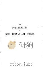 THE BUTTERFLIES OF INDIA BURMAH AND CEYLON VOLUME 3（ PDF版）
