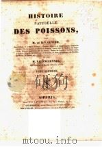 HISTOIRE NATURELLE DES POISSONS  7-8     PDF电子版封面     