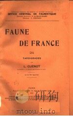 FAUNE DE FRANCE 24     PDF电子版封面    L.CUENOT 