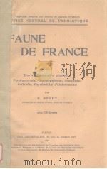 FAUNE DE FRANCE 12     PDF电子版封面    E.SEGUY 