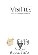 VISIFILE FLEXIBLE，EASY TO USE ELECTRONIC FILING     PDF电子版封面     