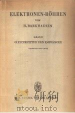 ELEKTRONEN-ROHREN VON H.BARKHAUSEN  4.BAND（ PDF版）