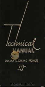 TECHNICAL MANUAL SYLVANIA TUBES     PDF电子版封面     