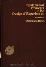 FUNDAMENTAL CONCEPTS IN THE DESIGN OF EXPERIMENTS  THIRD EDITION（ PDF版）