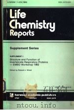 LIFE CHEMISTRY REPORTS  SUPPLEMENT SERIES     PDF电子版封面  3718601559   