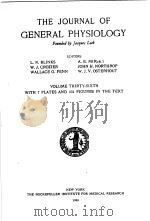 THE JOURNAL OF GENERAL PHYSIOLOGY  1952-53  VOLUME 36     PDF电子版封面    L.R.BLINKS  A.E.MIRSKY  W.J.CR 