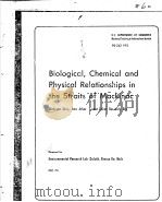 BIOLOGICAL，CHEMICAL AND PHYSICAL RELATIONSHIPS IN THE STRAITS OF MACKINAC（ PDF版）