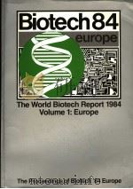 THE WORLD BIOTECH REPORT  1984  VOLUME 1：EUROPE（ PDF版）