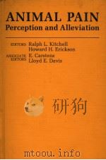 ANIMAL PAIN PERCEPTION AND ALLEVIATION（ PDF版）
