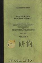 PEACEFUL USES OF ATOMIC ENERGY  VOLUME 3   1972  PDF电子版封面     