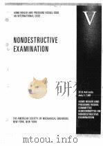 NONDESTRUCTIVE EXAMINATION ARTICLE 4     PDF电子版封面     