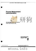 PROCESS MEASUREMENT INSTRUMENTATION  （FIRST EDITION）     PDF电子版封面     
