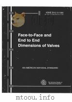 FACE-TO-FACE AND END-TO-END DIMENSIONS OF VALVES ASME B16.10-1992     PDF电子版封面     