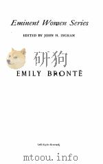 Emily Bronte     PDF电子版封面    A.Mary F.Robinson 