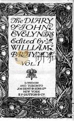 THE DIARY OF JOHN EVELYN Ⅰ（1920 PDF版）