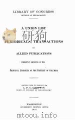 A CHECK LIST OF FOREIGN NEWSPAPERS   1901  PDF电子版封面     
