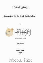 SUGGESTIONS FOR THE SMALL PUBLIC LIBRARY   1914  PDF电子版封面     