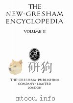 THE NEW GRESHAM ENCYCLOPEDIA VOLUME II     PDF电子版封面    Gresham 