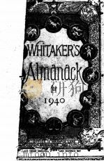 Whitaker‘s almanack 1940     PDF电子版封面     