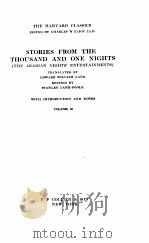The harvard classics Stories From The Thousand and One Nights volume 16（1909 PDF版）