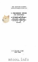 The harvard classics I Promessi Sposi volume 21   1909  PDF电子版封面    Charles W Eliot 