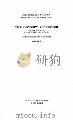The harvard classics The Odyssey of Homer volume 22   1909  PDF电子版封面    Charles W Eliot 