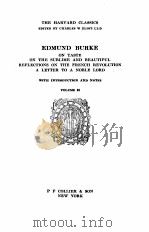 THE HARVARD CLASSICS EDMUND BURKE volume 24（1909 PDF版）