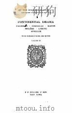 THE HARVARD CLASSICS CONTINENTAL DRAMA volume 26（1910 PDF版）