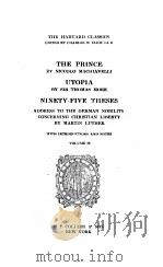 the harvard classics the prince volume 36     PDF电子版封面    charles w eliot lld 