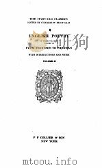 the harvard classics english poetry volume 42   1896  PDF电子版封面    charles w eliot lld 