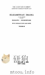 The Harvard Classics Eliazbethan Drama volume Ⅰ　Volume 46（1910 PDF版）