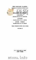 The Harvard Classics Blaise Pascal Volume 48   1910  PDF电子版封面    Charles W Eliot 