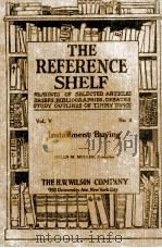 THE REFERENCE SHELF VOL.V NO.8（1928 PDF版）