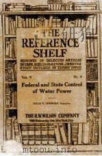 THE REFERENCE SHELF VOL.V NO.9（1928 PDF版）