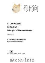 STUDY GUIDE FOR STIGLITZ‘S PRINCIPLES OF MACROECONOMICS  SECOND EDITION     PDF电子版封面  0393968413  LAWRENCE W.MARTIN 