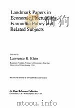 LANDMARK PAPERS IN ECONOMIC FLUCTUATIONS，ECONOMIC POLICY AND RELATED SUBJECTS     PDF电子版封面  1840644702   