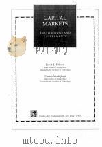 CAPITAL MARKETS：INSTITUTIONS AND INSTRUMENTS     PDF电子版封面  0136014364  FRANK J.FABOZZI，FRANCO MODIGLI 