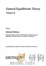 GENERAL EQUILIBRIUM THEORY VOLUME 2（ PDF版）
