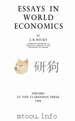 ESSAYS IN WORLD ECONOMICS（1959 PDF版）
