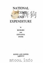 NATIONAL INCOME AND EXPENDITURE     PDF电子版封面     