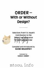 ORDER-WITH OR WITHOUT DESIGN？     PDF电子版封面  0948027118   